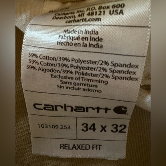 Carhartt Lightweight Men's Utility Pants - Picture 4 of 4